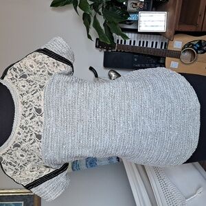 Elegant lace and Metal Hardware top